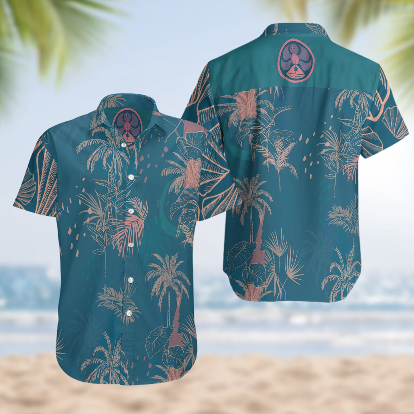 Island Creations Summer Short Sleeve Hawaiian Beach Shirt - Teelooker ...