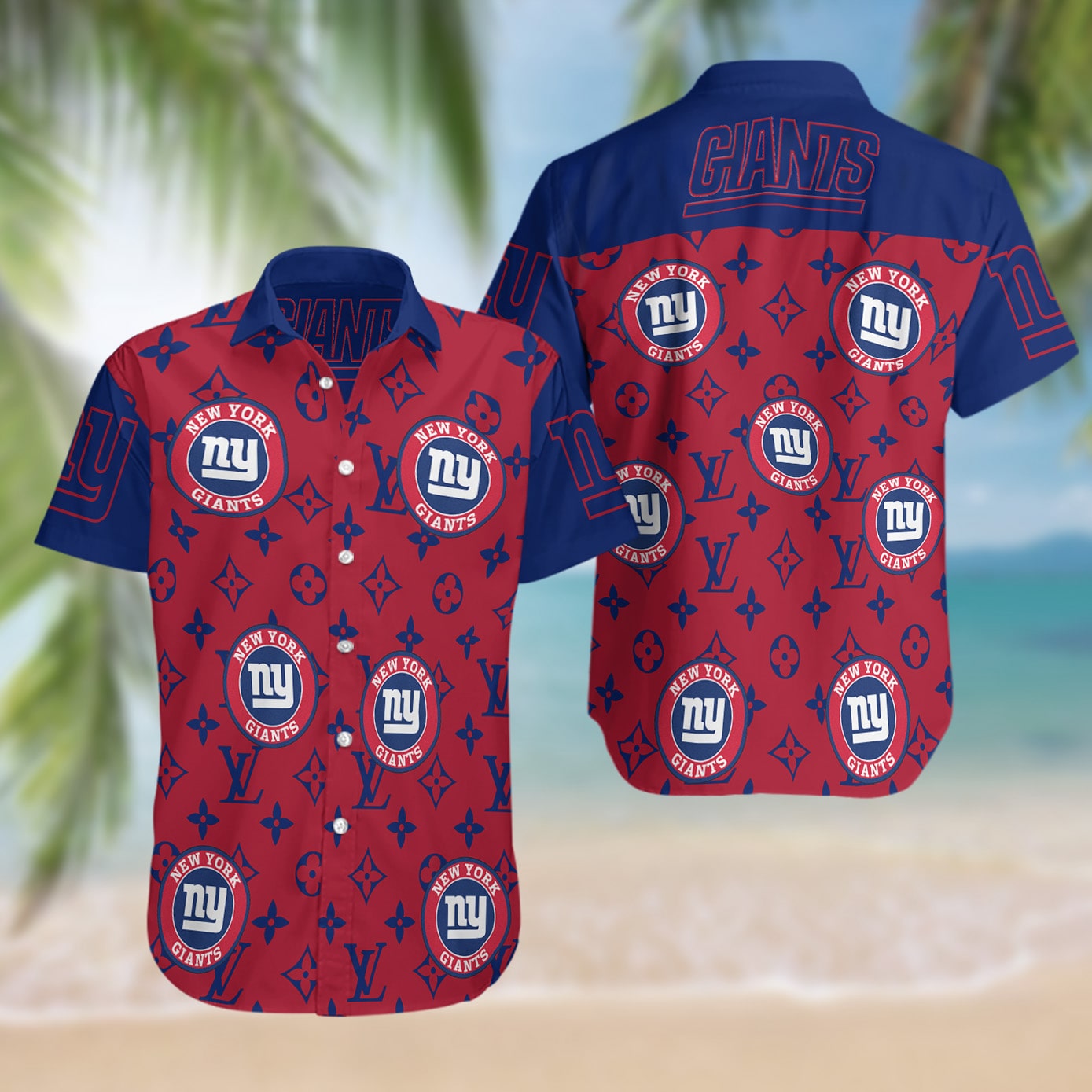 ny giants hawaiian shirt