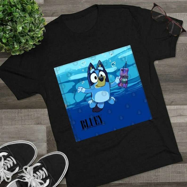 Super Bluey-Mens-Basic-Tee-spoilerinc by TeeFury